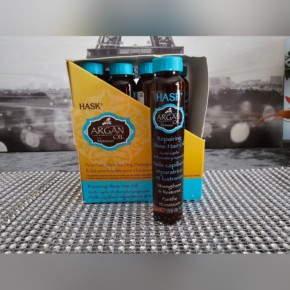 Hask Argan Oil Repairing Hair Oil-18ml-NEW